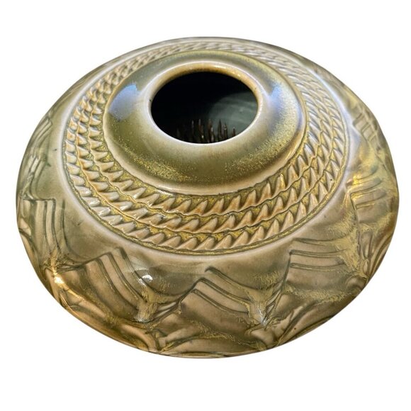 Pottery For Living Ikebana Stem Vase Frog Green Greg Johnson  Donna Gilbert - Picture 4 of 6